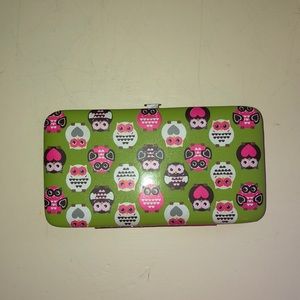 Cute faux leather wallet